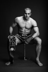 Style: "Portrait B&W - high key"